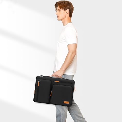 MOSISO 360 Protective Laptop Shoulder Bag,13 inch Computer Bags Compatible with MacBook Neo 13 inch 2026/Air M5 M4 M3 M2 M1/Pro 13 2026-2016,Side Open Messenger Bag with 4 Zipper Pockets, Black - color: Black, size: 13 inch