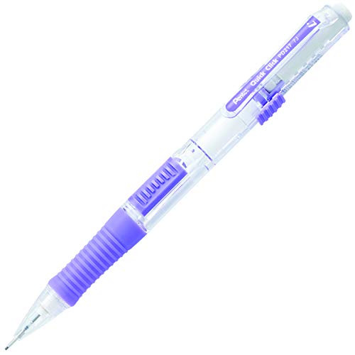 Pentel QUICK CLICK Mechanical Pencil (0.7mm), Violet Barrel, Box of 12 Pencils (PD217V) - color: Violet, size: 12 Count (Pack of 1), style: 0.7mm