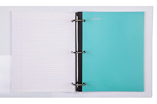 Mintra Wireless Notebook 3pk - 80 Sheets - College Ruled (Teal, White, Purple) - color: Teal, White, Purple