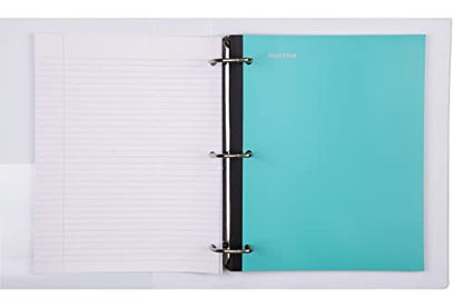 Mintra Wireless Notebook 3pk - 80 Sheets - College Ruled (Teal, White, Purple) - color: Teal, White, Purple