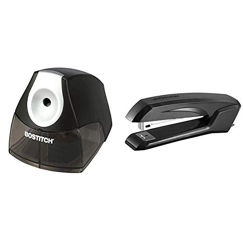 BOSTITCH Office Personal Electric Pencil Sharpener (EPS4-BLACK) and Ascend 3 in 1 Stapler