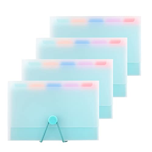 Yoobi Index Legal Dividers Card Holder Set 3x5 – Pack of 4 with Storage Cases & Tab Dividers – Holds 100 Cards Each – Colorful Note Card Organizer for Students, Teachers & Office Use