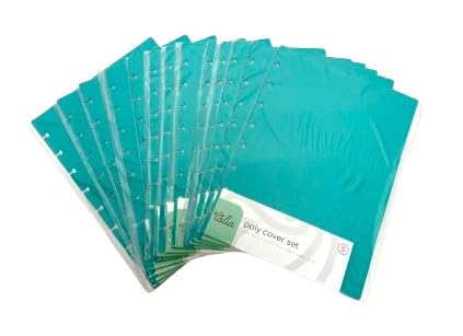 Talia Discbound Notebook - Cover and Disc Set (Celestial Turquoise 12pk (no discs), Junior Set) - color: Celestial Turquoise 12pk (no discs), size: Junior Set