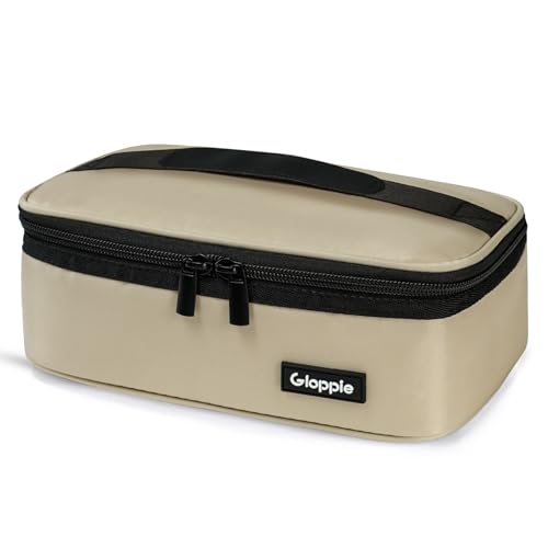 Gloppie Small Lunch Bag - Insulated Lunch Box, Mini Lunchbox Lunch Cooler Bag, Petty Food Containers, Snack Bag, for Adult, Khaki - color: Khaki