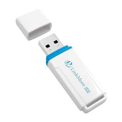 LinkMore 64GB NR34 USB3.2 USB 3.1Flash Drive, Read up to 120MB/s, Write up to 60MB/s, Thumb Drive - color: White(NR34- High Speed), size: 64GB