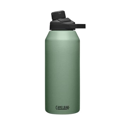 CamelBak Chute Mag Vacuum Insulated Stainless Steel Water Bottle, Magnetic Leak‑Resistant Cap for Everyday Hydration - color: Moss, size: 40 Ounces