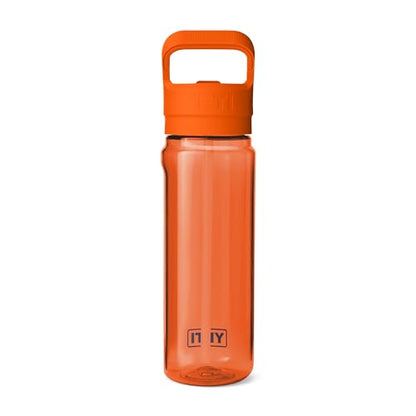 YETI Yonder 750 ml/25 oz Water Bottle with Yonder Straw Cap, King Crab - color: Orange, size: 25 Ounces
