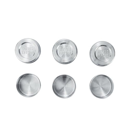 Bits Kits Stainless Steel Reusable Condiment and Snack Containers, Set of 3 - style: 3 Condiment Cups