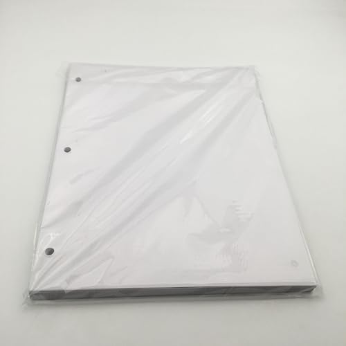 Loose Leaf Paper,(8.5" x 11") - 3-Hole Punched Letter, Filler Paper,Multi-Use Print & Copy White Paper Brightness (100)
