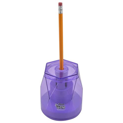 Westcott iPoint® GEM Battery Pencil Sharpener, Purple (00576) - color: Purple