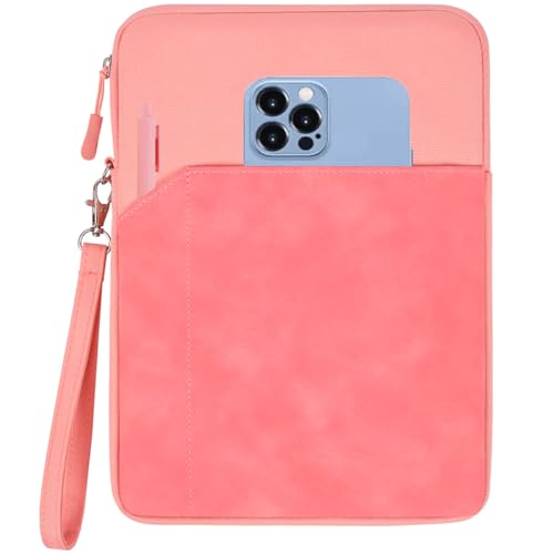CAAORDKSO 7-8 Inch Tablet Sleeve Bag for iPad mini (A17 Pro) 8.3", iPad mini 6/5/4/3/2/1, Samsung Galaxy Tab S2 8.0, Tab A 8.0, ZenPad Z8s 7.9, Amazon Fire HD 8 Tablet/ 8 Plus Tablet Case Pouch, Pink - color: Pink, size: 7-8 inch