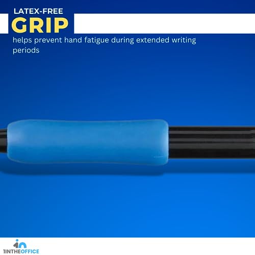 1InTheOffice Mechanical Pencil 0.7, Mechanical Pencil Set, Mechanical Pencil Lead, with Rubber Grip, Refillable (12 Pack)