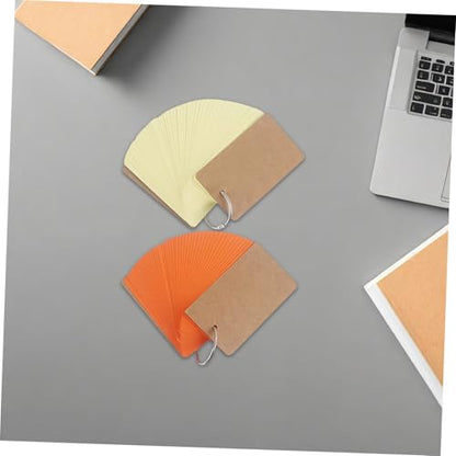 5pcs Diy Flashcards Flash Cards for Studying Blank Writing Cards Flashcards Binder Ring