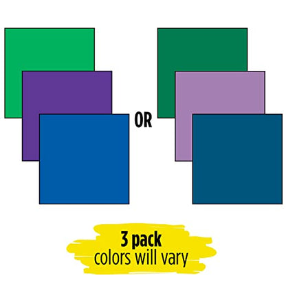 Five Star Spiral Notebooks + Study App, 3 Pack, 3 Subject, College Ruled Paper, 11" x 8-1/2", 150 Sheets, Green, Purple, Blue (38820)