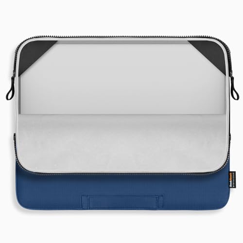 15.6-16 inch Laptop Sleeve Case Protective Briefcase Computer Bag, Blue | Waterproof Polyester, Fits Most Laptop Models, Shockproof Interior, Smooth Zippers, Slim Profile - color: Blue, size: 16inch