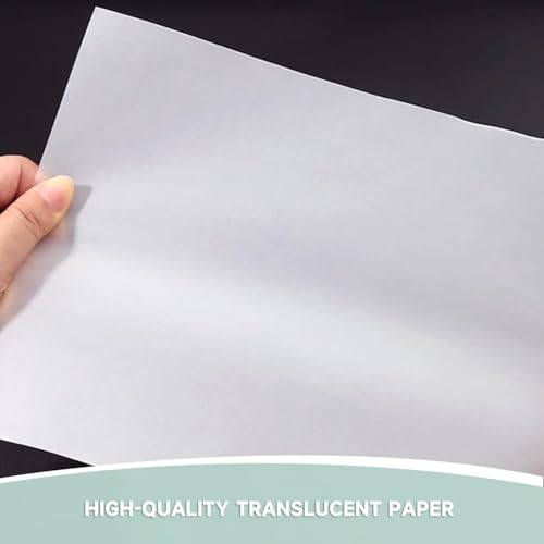 Translucent Vellum Paper,100 Sheets 56lbs/83gsm 11 x 17 inches Printable Vellums Tracing Paper for Tracing, Drawing, Sketching, Card Overlays, Invitations Belly Bands, Envelope, Lantern(LPVP_B-01) - color: LPVP_B-01 Matte Transparent