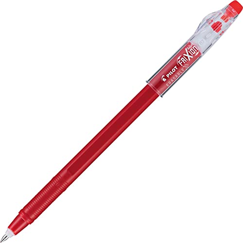 PILOT FriXion ColorSticks Erasable Gel Ink Stick Pens, Fine Point, Red Ink, 12-Pack (32467)