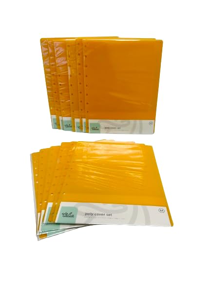 Talia Discbound Notebook - Cover and Disc Set (BBQ Mustard 12pk (no discs), Midsize Set) - color: BBQ Mustard 12pk (no discs), size: Midsize Set