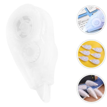 Correction Tape with Ergonomic Plastic Design for Instant Corrections 6pcs Portable and Compact, for School and Office Use by Students and Professionals