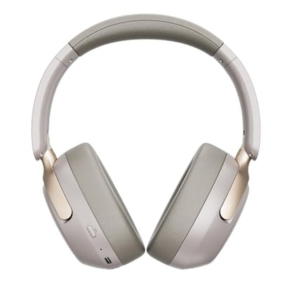 LORELEI Q30 Bluetooth Headphones Over Ear,60H Playtime & 3 EQ Music Modes,BT6.0 Headphones Wireless with Mic,Foldable Lightweight Headsets,HiFi Stereo Deep Bass for Home Travel iPad Tablet-Dunes Grey - color: Dunes Grey