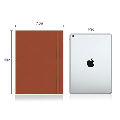 AHGXG College Ruled Notebook 2 Pack - B5 Large Composition Notebook Lined Journal 7.6 x 10 inch, with Thick 100gsm Lined Paper, Total 408 Numbered Pages, Inner Pocket - Green Brown - color: Green Brown, size: B5