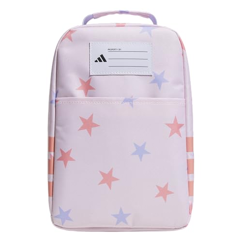 adidas Kids Santiago Lunch Bag for Girls & Boys – Insulated Cooler Lunchbox, 8L - color: 4.0/Shooting Stars Distilled Pink/ Violet Tone Purple/ Semi Frozen Turbo Pink