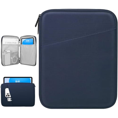 Dadanism 9-11 Inch Tablet Sleeve Bag Carrying Case, Indigo | Fits iPad (A16) 11th Gen 11", iPad 10th Gen 10.9" Air 5/4, iPad Air M4/Pro 11", iPad 9/8/7th 10.2", Galaxy Tab A11+ Plus 11" - color: Indigo, size: 9-11 inch