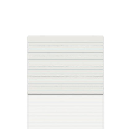 School Smart - 85348 Skip-A-Line Ruled Writing Paper, 1 Inch Ruled Long Way, 10-1/2 x 8 Inches, Pack of 500 White - size: 10.5" x 8" - 1" Ruled