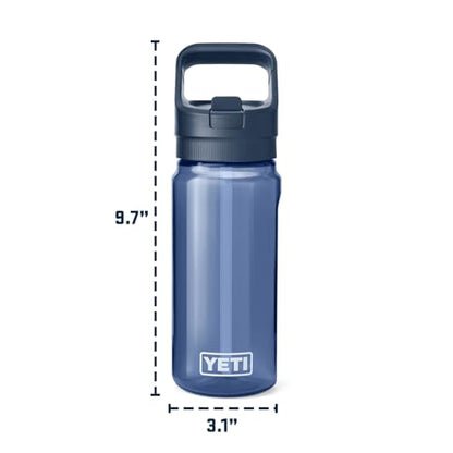 YETI Yonder 600 ml/20 oz Water Bottle with Yonder Straw Cap, Daybreak Yellow - color: Daybreak Yellow, size: 20 Ounces