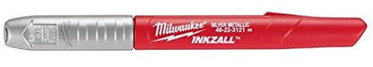 Milwaukee Inkzall Fine Point Black, Gold and Silver Marker Bundle