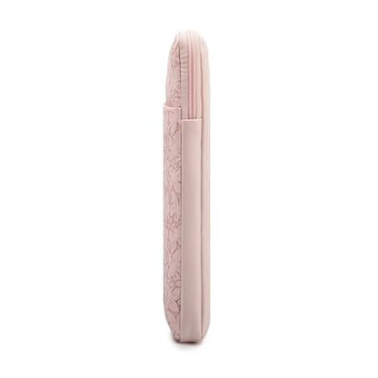 Kinmac 360° Protective Vertical Laptop Sleeve Case Cover Bag (Pink Floweret PU, 12.5 inch-13.3 inch) - color: Pink Floweret PU, size: 12.5 inch-13.3 inch