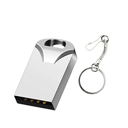 Super Mini USB Flash Drives Memory Sticks Thumb Drive Pen-Stick with Waterproof Dustproof Shockproof (Silver 2GB) - color: Silver 2GB