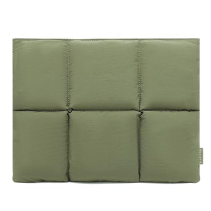 KAYOND Puffy Laptop Sleeve 13 Inch 14 inch, Pillow Shape Laptop Sleeve, Compatible MacBook Pro 13inch 14 Inch M4 M5 Pro/Max, MacBook Air M1 M2 M3 M4 2026, Green - color: Green, size: For 13"-14" MBA/MAP M4 M3 M2 M1