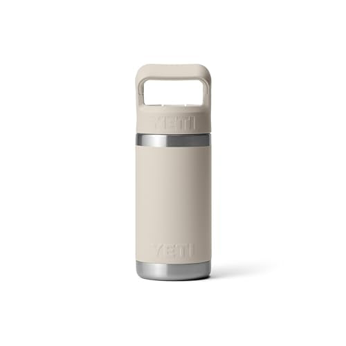 YETI Rambler Jr. 12 oz Kids Bottle, with Straw Cap - color: Cape Taupe