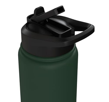 Marketing Major By Day Memes By Night Marketer Joke Student Stainless Steel Insulated Water Bottle - color: Dark Green