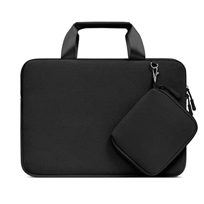 MOSISO Laptop Case 13 inch, Laptop Sleeve Bag Compatible with MacBook Neo 13 / Air M5 M4 M3 M2 M1 2026-2018 / Pro M2 M1, Neoprene Carrying Computer Bag with Handle&Detachable Small Case, Black - color: Black, size: 13 inch