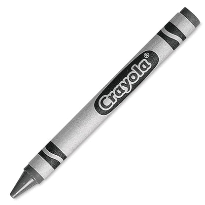 Crayola Crayons in Gray, Bulk Crayons, 12 Count (5208361052) - color: Gray