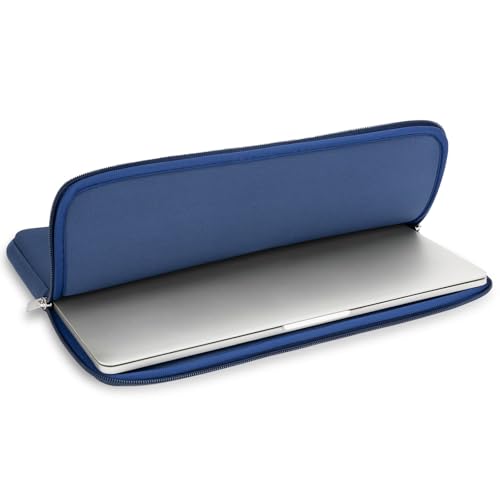 RAINYEAR 13 Inch Laptop Sleeve Case with Accessories Pouch, Compatible with 13.3" MacBook Air/Pro M1 M2 M3 M4 M5 A3449 A3240 A3113 A2681 A2338 (Navy Blue) - color: Navy Blue, size: 13"