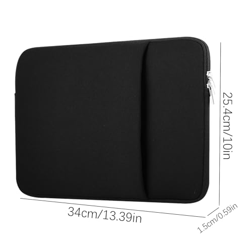 laptopBag - laptopProtective Cover, Large Capacity Laptops Carrier | Multifunction Computer Protective Package, Portable Tablet Organizer, laptopPouch with Side Pocket - color: Black