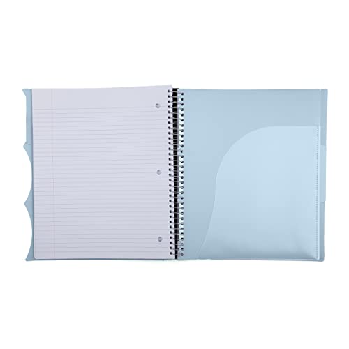 Mintra Office Durable PREMIUM Spiral Notebook (Arctic Ice, 3 Subject (8.5in x 11in)) - color: Arctic Ice, size: 3 Subject (8.5in x 11in)