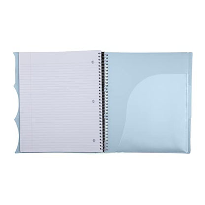 Mintra Office Durable PREMIUM Spiral Notebook (Arctic Ice, 3 Subject (8.5in x 11in)) - color: Arctic Ice, size: 3 Subject (8.5in x 11in)