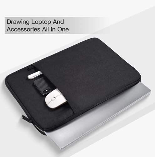 Laptop Case 16 Inch, 15.6-16 Inch Laptop Sleeve for Lenovo IdeaPad 3i Chromebook/Lenovo Yoga 7i/Thinkbook 16/Legion Pro 7i, Dell 16 Plus/Inspiron, ASUS HP Computer Sleeve Bag, Black - color: Black, size: 15.6 -16 Inch