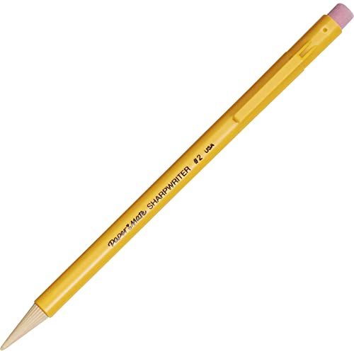 Paper Mate SharpWriter Mechanical Pencils, 0.7mm, HB #2, Yellow, 432 Count, Pack of 36 - size: 12 Count (Pack of 36), style: 12 Count Yellow