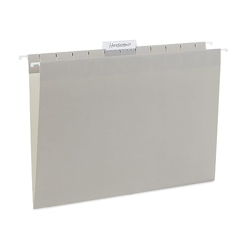 Blue Summit Supplies 25 Jewel Tone Hanging File Folders Letter Size with Tabs, Reinforced Hanging File Folders Jewel Tone, Includes Plastic Tabs and Inserts - color: Jewel Tone