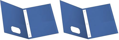 Oxford Twin Pocket Folders with Fasteners, Letter Size, Royal Blue, 25 per Box (57712) (Pack of 2) - color: Royal Blue, size: 25 Count (Pack of 2)