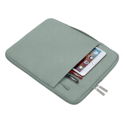MOSISO Laptop Case 13.3 inch, 13.3 inch Laptop Sleeve with Handle | Compatible with MacBook Air/Pro 13/Pro 14, HP Dell ASUS Lenovo, Polyester Multifunctional Computer Bag, Antique Green - color: Antique Green, size: 13.3 inch