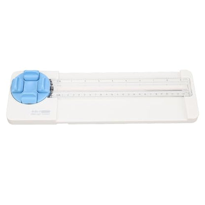 Paper Cutter Portable Paper Trimmer Cutter 4 in 1 Paper Trimmer Scrapbooking Tool Paper Trimmer with 45 to 90 Degree Angle Measuring (Blue) - color: Blue