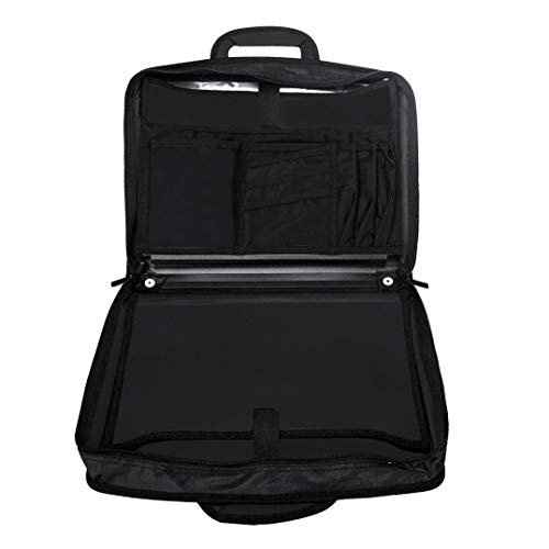 Business Document Bag Messenger Work Briefcase Waterproof Fabric Expanding File Folder Tote Travel Portfolio Document Holder