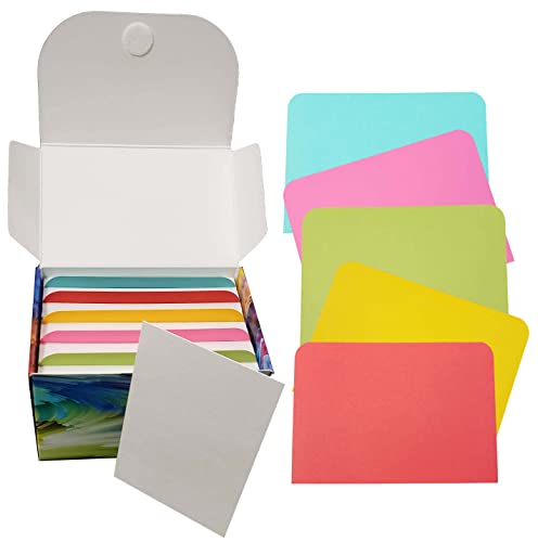 Debra Dale Designs - 3" x 5" Blank Index Cards - White - 200 Cards - Study System Box with Bright Cardstock Dividers - Extra Heavy 326 gsm Tag Card Stock - style: 3 x 5 Blank Unpunched