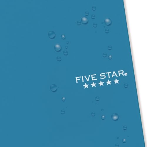 Mead Five Star Wirebound Notebook, 2-Subject, Medium/College Rule, 80 Sheets 19x13.9 cm (7.5x5.5") Assorted Cover Color